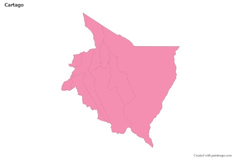 Sample Maps for Cartago (pink,outline)