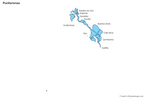 Sample Maps for Puntarenas (blue)