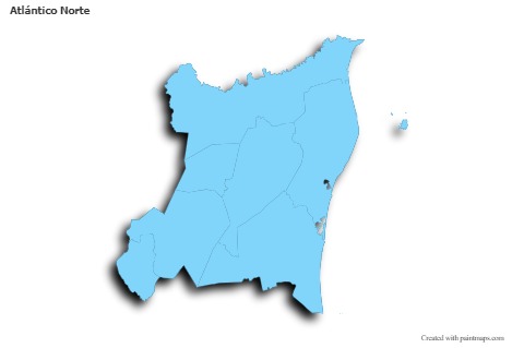 Sample Maps for Atlántico Norte (blue,outline,shadowy)