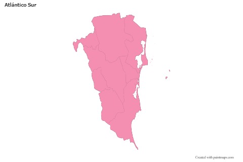 Mapas de muestra para Atlántico Sur (rosa,contorno)