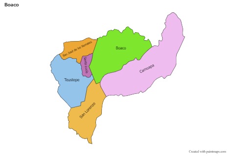 Sample Maps for Boaco (colored)