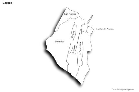 Mapas de muestra para Carazo (blanco-negro,sombrío)