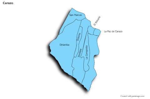Mapas de muestra para Carazo (azul,sombrío)