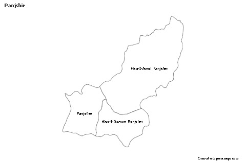 Sample Maps for Panjshir (black-white)