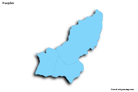 Sample Maps for Panjshir (blue,outline,shadowy)