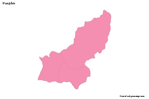 Sample Maps for Panjshir (pink,outline)