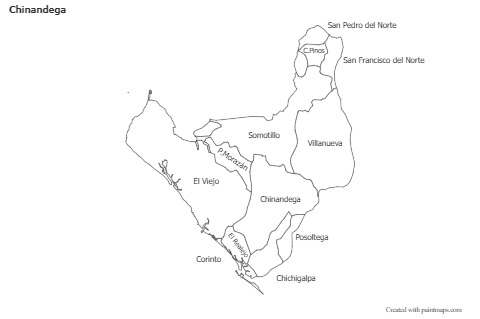 Sample Maps for Chinandega (black-white)
