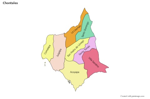 Sample Maps for Chontales (colored)