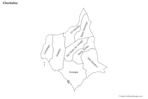 Sample Maps for Chontales (black-white)