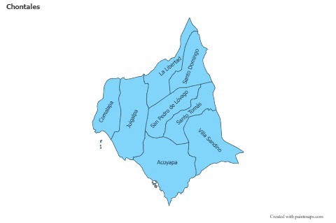 Sample Maps for Chontales (blue)