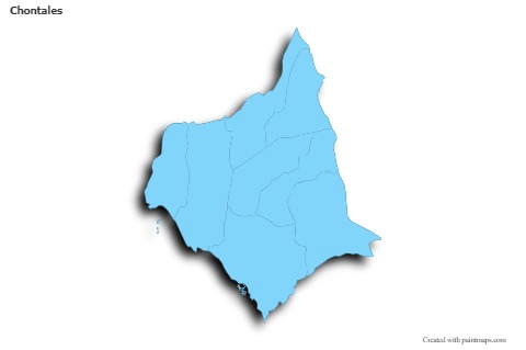 Sample Maps for Chontales (blue,outline,shadowy)