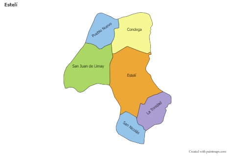 Sample Maps for Estelí (colored)