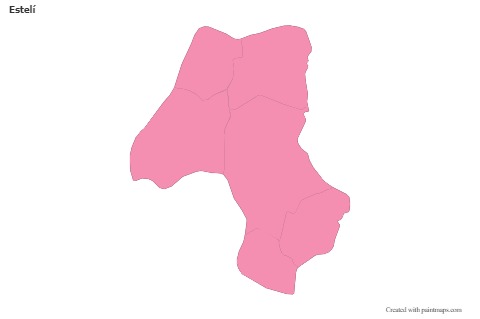 Sample Maps for Estelí (pink,outline)