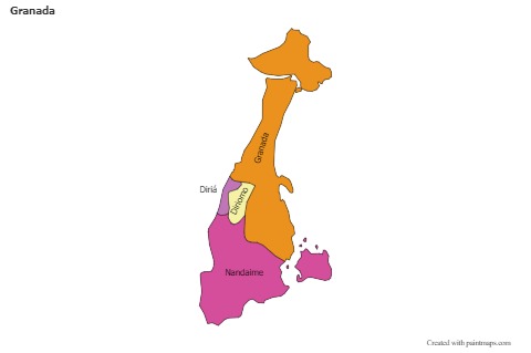 Granada için Örnek Haritalar (renkli)