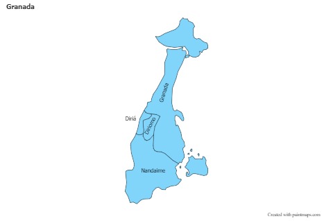 Granada için Örnek Haritalar (mavi)
