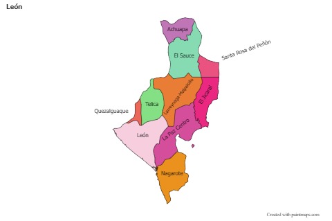 Sample Maps for León (colored)