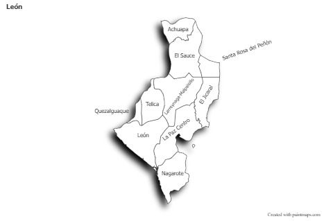 Sample Maps for León (black-white,shadowy)