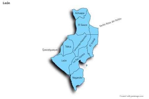 Sample Maps for León (blue,shadowy)