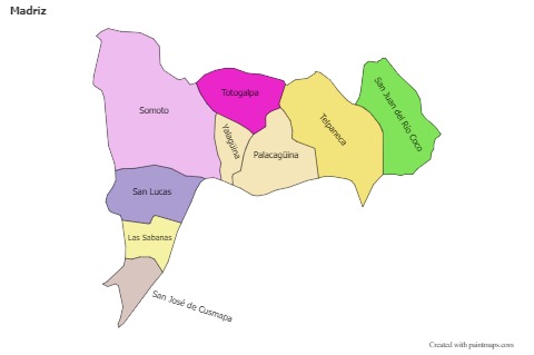 Sample Maps for Madriz (colored)