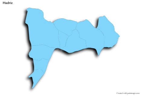 Sample Maps for Madriz (blue,outline,shadowy)