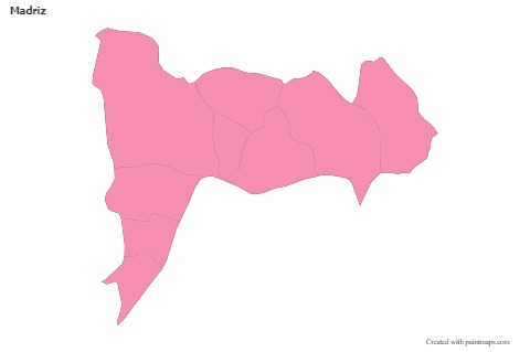 Sample Maps for Madriz (pink,outline)