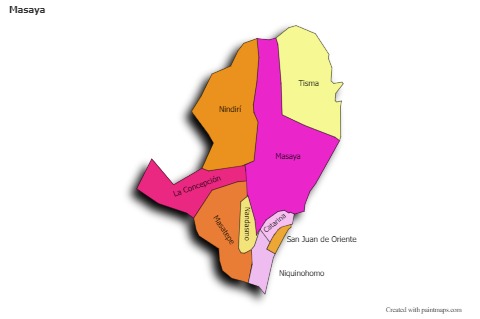 Sample Maps for Masaya (colored,shadowy)