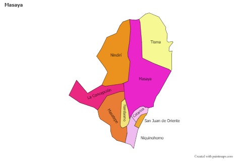Sample Maps for Masaya (colored)