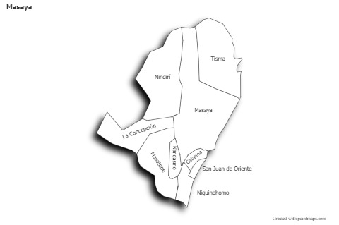 Sample Maps for Masaya (black-white,shadowy)