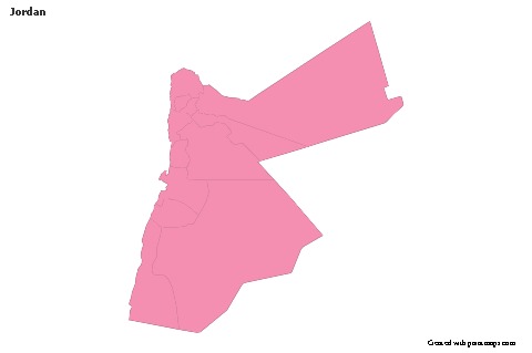 Sample Maps for Jordan (pink,outline)