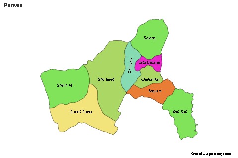 Sample Maps for Parwan (colored)