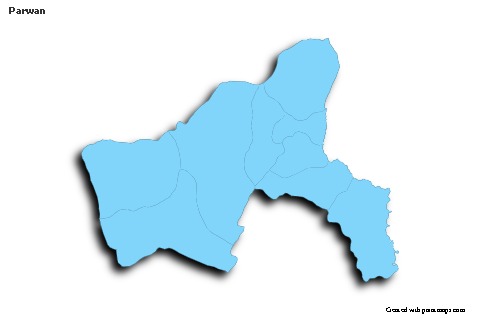 Sample Maps for Parwan (blue,outline,shadowy)