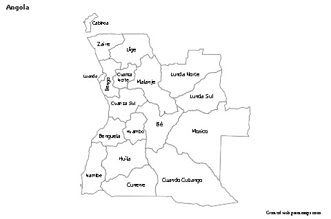 Sample Maps for Angola (black-white)