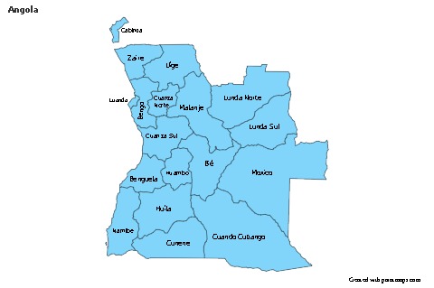 Sample Maps for Angola (blue)