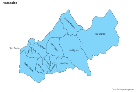 Sample Maps for Matagalpa (blue)