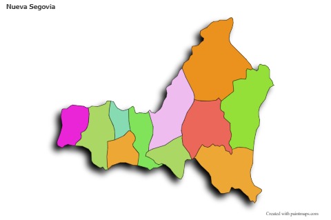 Sample Maps for Nueva Segovia (colored,shadowy)
