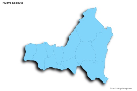 Sample Maps for Nueva Segovia (blue,outline,shadowy)