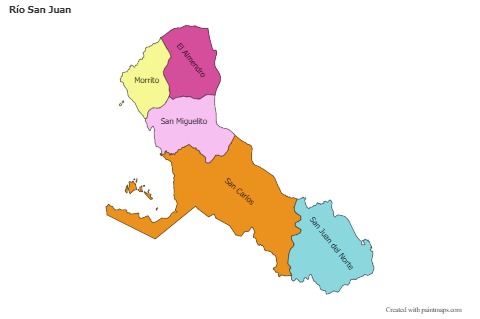 Sample Maps for Río San Juan (colored)