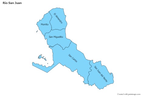 Sample Maps for Río San Juan (blue)