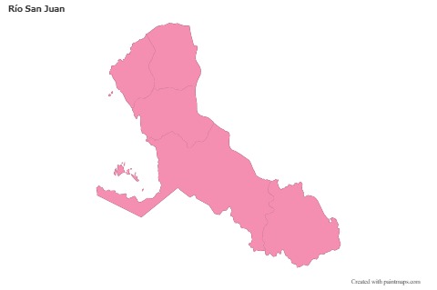 Sample Maps for Río San Juan (pink,outline)