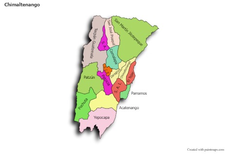 Sample Maps for Chimaltenango (colored,shadowy)