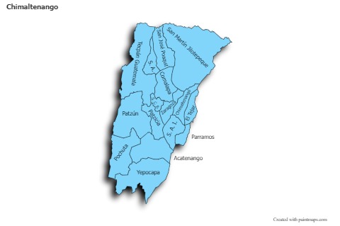 Sample Maps for Chimaltenango (blue,shadowy)