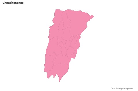 Sample Maps for Chimaltenango (pink,outline)