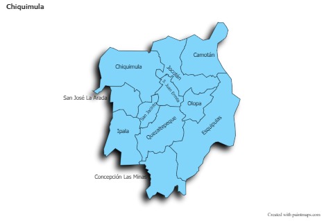 Contoh Peta untuk Chiquimula (biru,bayangan)