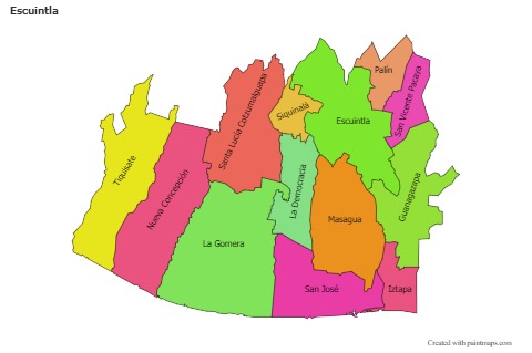 Sample Maps for Escuintla (colored)