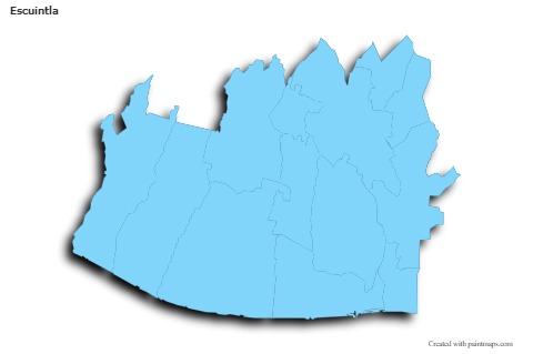 Sample Maps for Escuintla (blue,outline,shadowy)