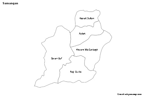 Sample Maps for Samangan (black-white)