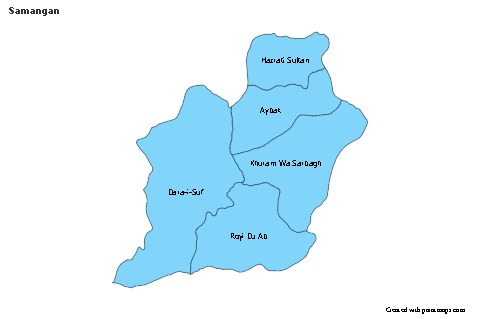 Sample Maps for Samangan (blue)