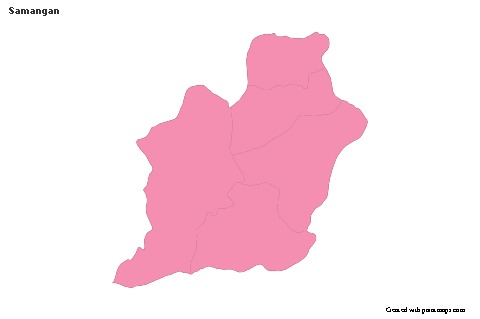Sample Maps for Samangan (pink,outline)