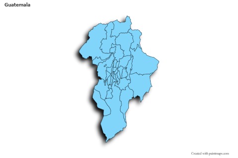 Sample Maps for Guatemala (blue,shadowy)