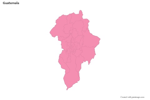 Sample Maps for Guatemala (pink,outline)
